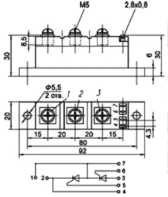 МТТ4/3-80-12 силовой модуль фото 3 МТТ4/3-80-12 силовой модуль фото 3