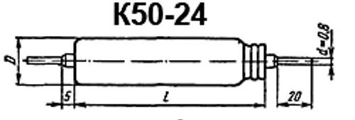 К50-24 100в 4.7 мкф фото 2