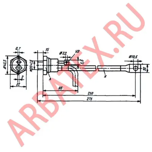 Т100-11 тиристор фото 3