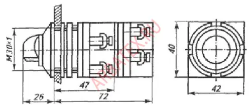 ПЕ-062 переключатель (исп.3) фото 3