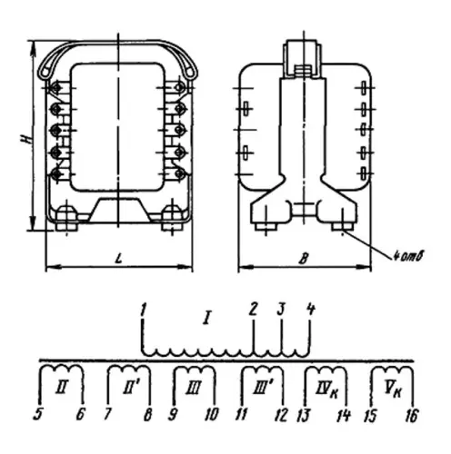 ТПП312-220-400 трансформатор фото 3