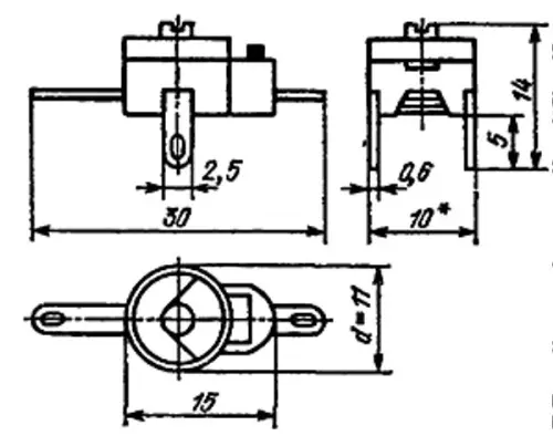КПК-МН 350в 8/30 пф фото 3