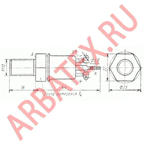ТО142-63-12 тиристор фото 3 ТО142-63-12 тиристор фото 3
