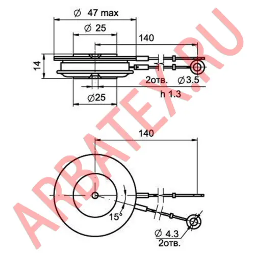 ТБ133-200-10 тиристор фото 3 ТБ133-200-10 тиристор фото 3