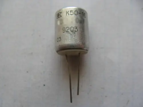 К50-16 6,3в 500 мкф фото 2 К50-16 6,3в 500 мкф фото 2