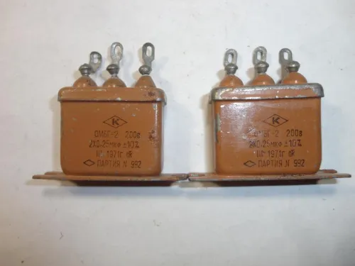 ОМБГ-1 200в 2х0,5 мкф фото 2 ОМБГ-1 200в 2х0,5 мкф фото 2