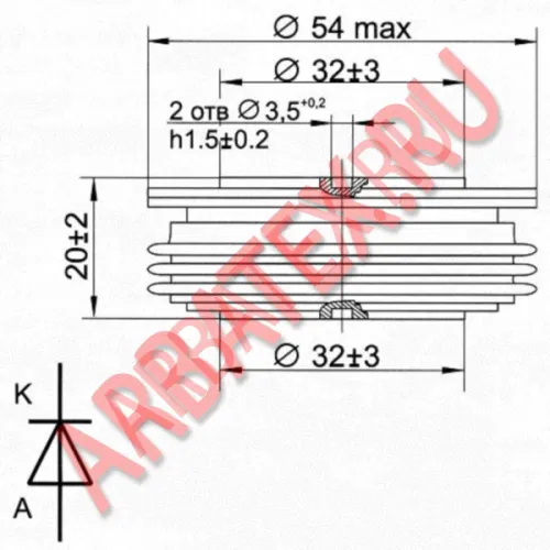 ДЧЛ133-200-11 диод фото 3 ДЧЛ133-200-11 диод фото 3