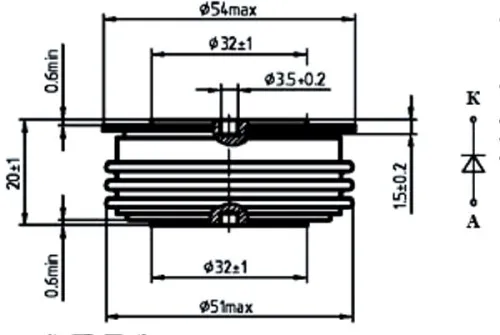 ДЧ133-320-24 диод фото 2