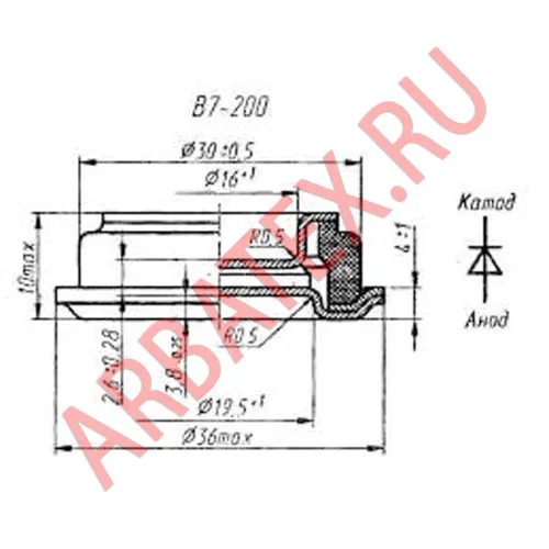 В7-200-3В диод фото 2
